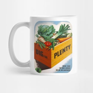 Dig For Plenty - War Effort Victory Garden Poster Mug